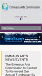 Mobile Screenshot of emmausarts.org